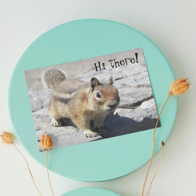 Carte Joyeux Anniversaire avec une Photo de Nature de l' (In Situ)