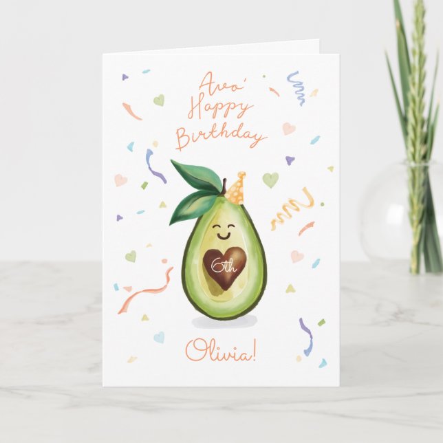 Carte Joyeux Anniversaire Avo | Célébration de l'anniver (Devant)