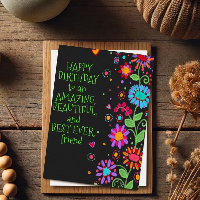 Carte Joyeux Anniversaire Beau Ami (Créateur téléchargé)