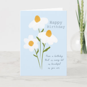 Carte Joyeux Anniversaire Beau Cœur Sincère et Généreux