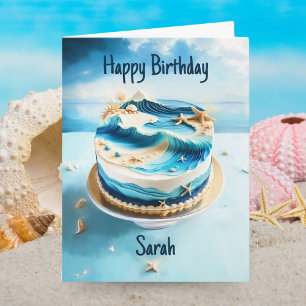 Carte Joyeux Anniversaire Belle Plage Océan Anniversaire