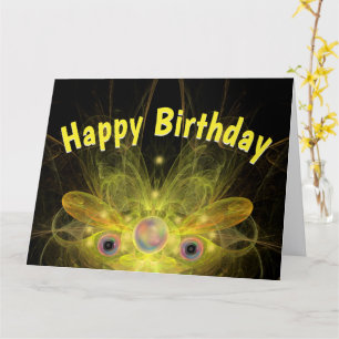 Carte Joyeux Anniversaire Beurre-papillon jaune BIG Card