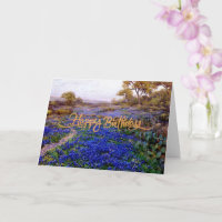 Joyeux anniversaire, Bluebonnets à Twilight,