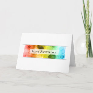 Carte joyeux anniversaire bokeh