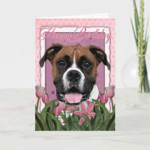 Carte Joyeux anniversaire - Boxer - Vindy