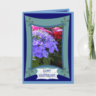 Carte Joyeux anniversaire, brillant violet