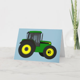 Carte Joyeux Anniversaire/Carte d'Art Tractor