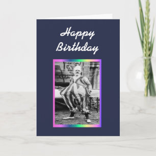 Carte Joyeux anniversaire Certains Clown veut vous souha