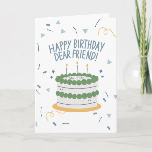 Carte Joyeux anniversaire Cher ami