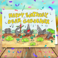 Joyeux Anniversaire, Cher Jardinier formule de vœu