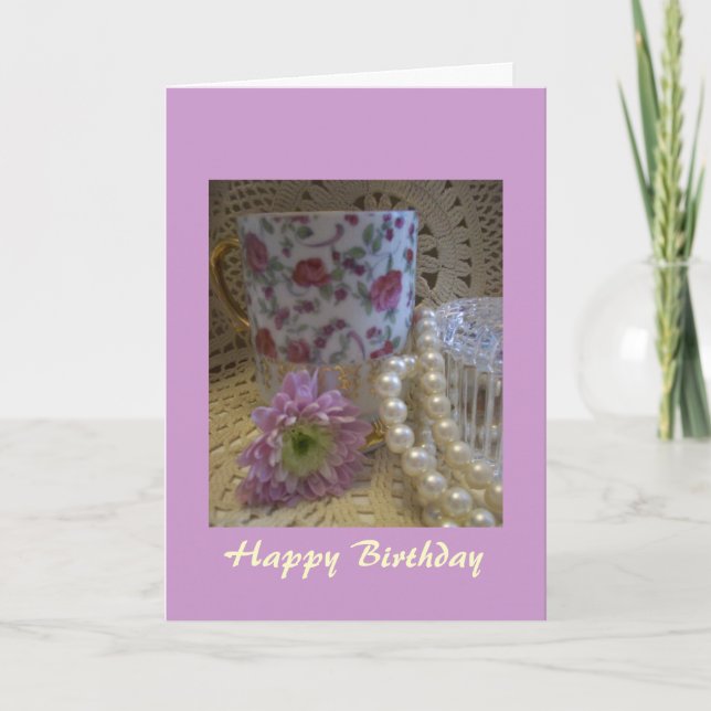 Carte Joyeux Anniversaire Christian Card COL (Devant)