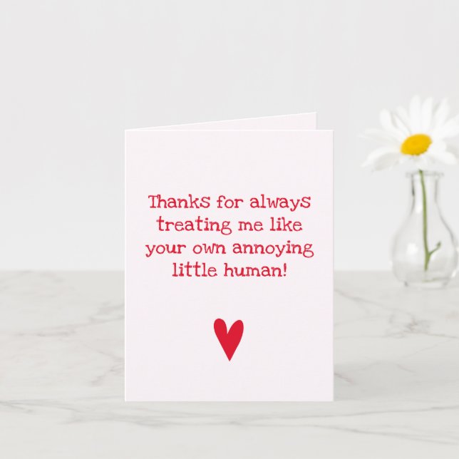 Carte Joyeux Anniversaire - Citation amusante pour la ca (Petite plante)