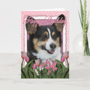 Carte Joyeux anniversaire - Corgi