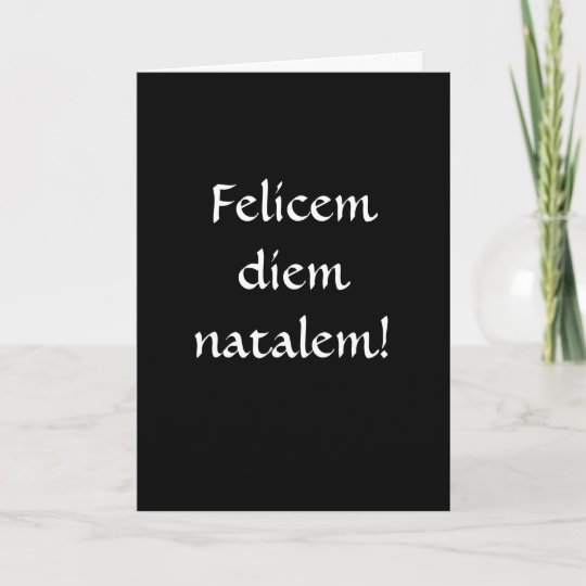 Carte Joyeux Anniversaire Dans Le Latin Zazzle Ca