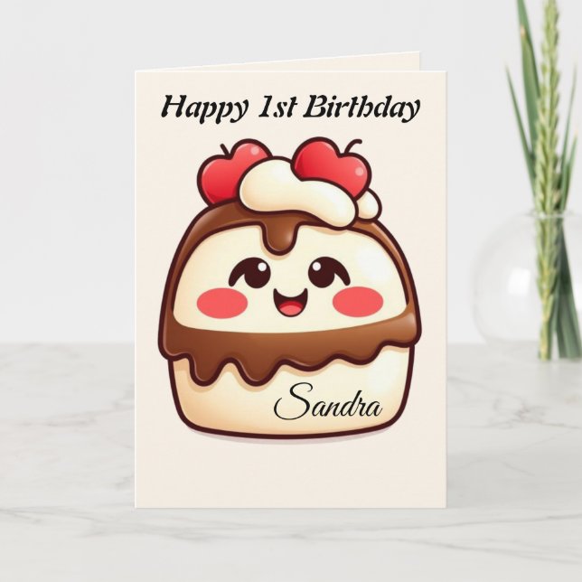 Carte Joyeux anniversaire de Cake (Devant)