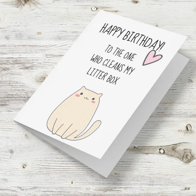 Carte Joyeux Anniversaire Chat