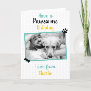Carte Joyeux anniversaire de Chien   Anniversaire de Paw