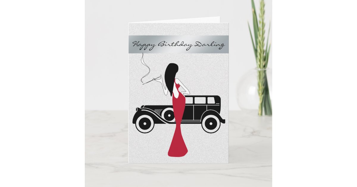 Carte Joyeux Anniversaire De Femme Chic Elegante Zazzle Ca Carte Joyeux Anniversaire De Femme Chic Elegante Zazzle Ca