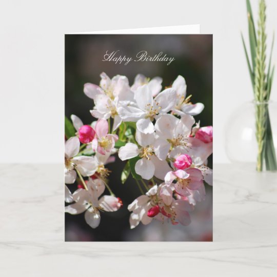 Carte Joyeux Anniversaire De Fleurs De Cerisier Zazzle Ca