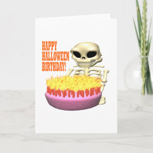 Carte Joyeux anniversaire de Halloween