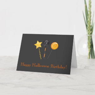Carte Joyeux anniversaire de Halloween ! (Lucettes de