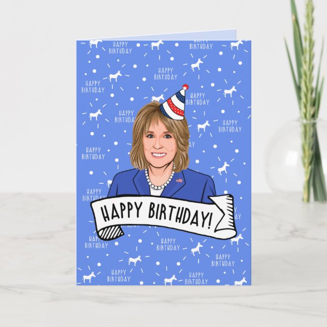 Carte Joyeux anniversaire de Jill Biden (Devant)