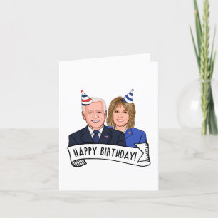 Carte Joyeux Anniversaire de Joe et Jill Biden