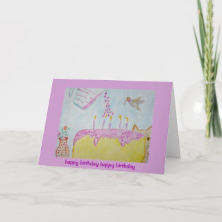 Carte joyeux anniversaire de joyeux anniversaire