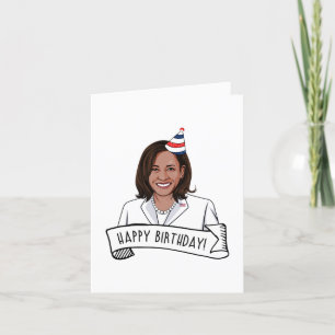 Carte Joyeux anniversaire de Kamala Harris