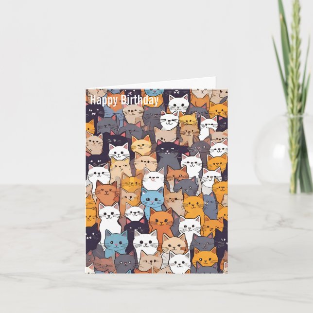 Carte Joyeux anniversaire de Kitty (Devant)
