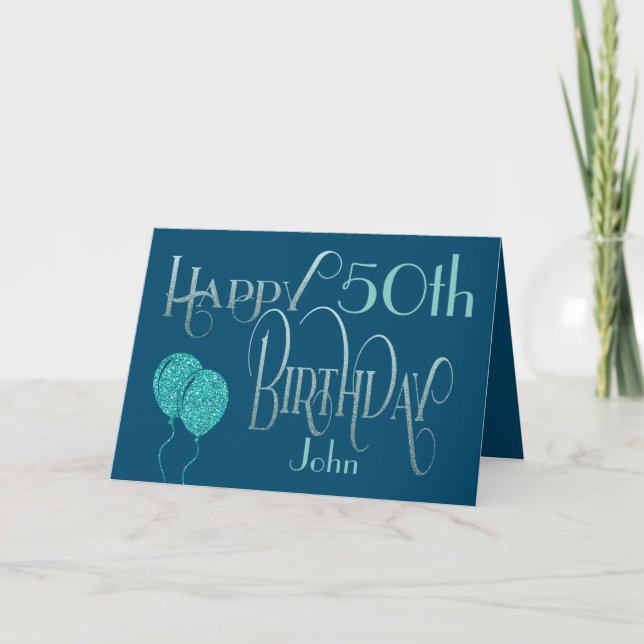 Carte Joyeux anniversaire de l’homme N’importe quel âge  (Devant)