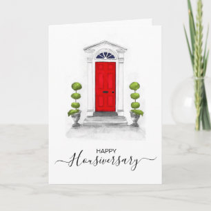 Carte Joyeux anniversaire de la maison aiguillage housiv
