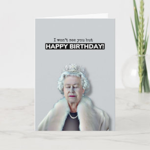 Carte Joyeux anniversaire de la reine