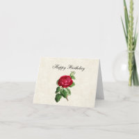 Joyeux anniversaire de la Rose rouge