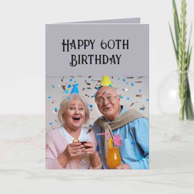 Carte Joyeux anniversaire de l'âge personnalisé sur la c (Devant)