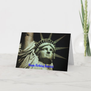 Carte Joyeux anniversaire de l'Amérique
