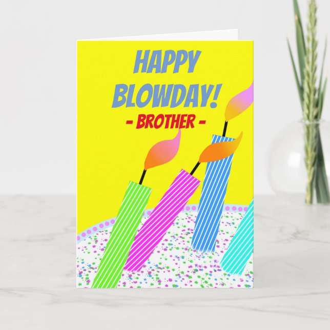 Carte Joyeux anniversaire de l'anniversaire de l'anniver (Devant)