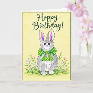 Carte Joyeux Anniversaire de Lapin