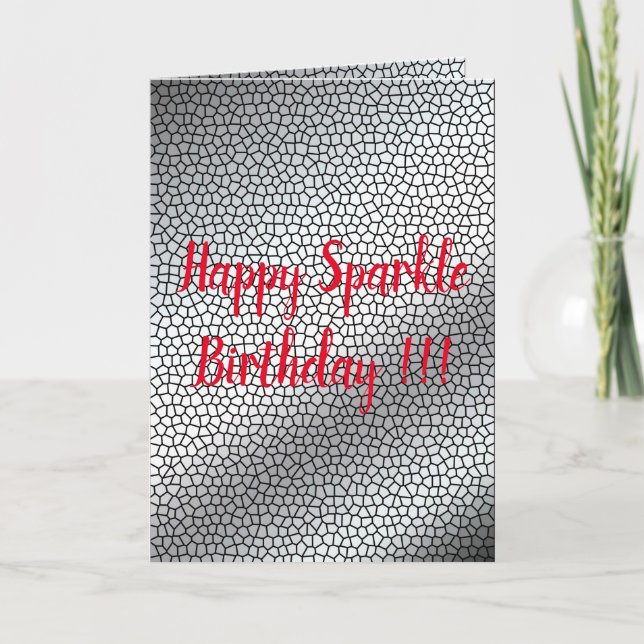 Carte Joyeux anniversaire de l'Étincelle (Devant)