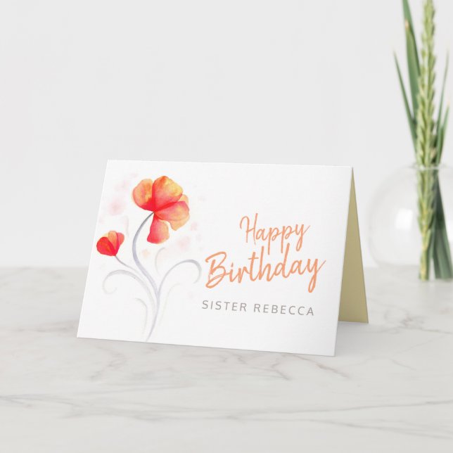 Carte Joyeux anniversaire de l'orage sauvage (Devant)
