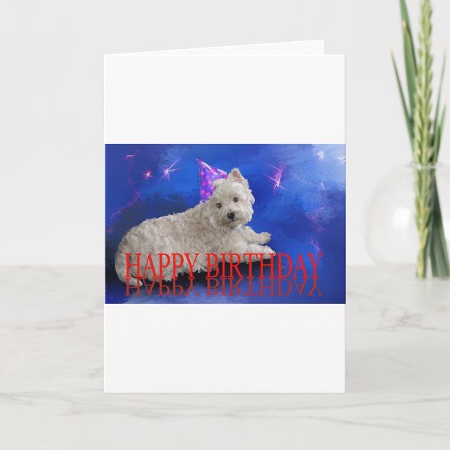 Carte Joyeux anniversaire de l'Ouest (Devant)