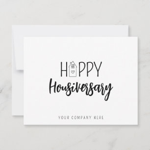 Carte Joyeux anniversaire de maison Immobilier