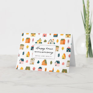 Carte Joyeux Anniversaire de Maison Immobilier