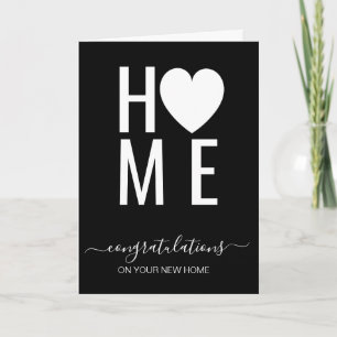 Carte Joyeux Anniversaire de Maison, Typographie d