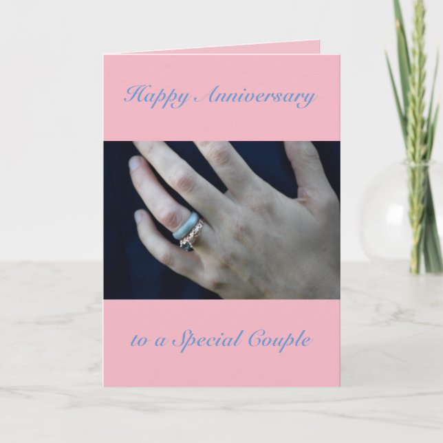 Carte Joyeux Anniversaire de Mariage (Devant)