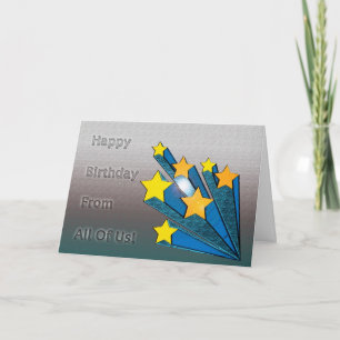 Carte Joyeux Anniversaire De Nous Tous