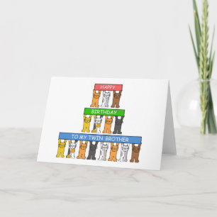 Carte Joyeux anniversaire de Twin Brother