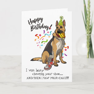 Carte Joyeux anniversaire de votre ami de chien de