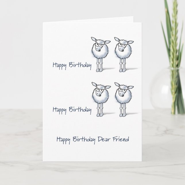 Carte Joyeux anniversaire DEUX EWE ! (Devant)