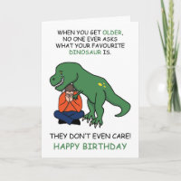 Joyeux Anniversaire Dinosaur Mème de plaisanterie
